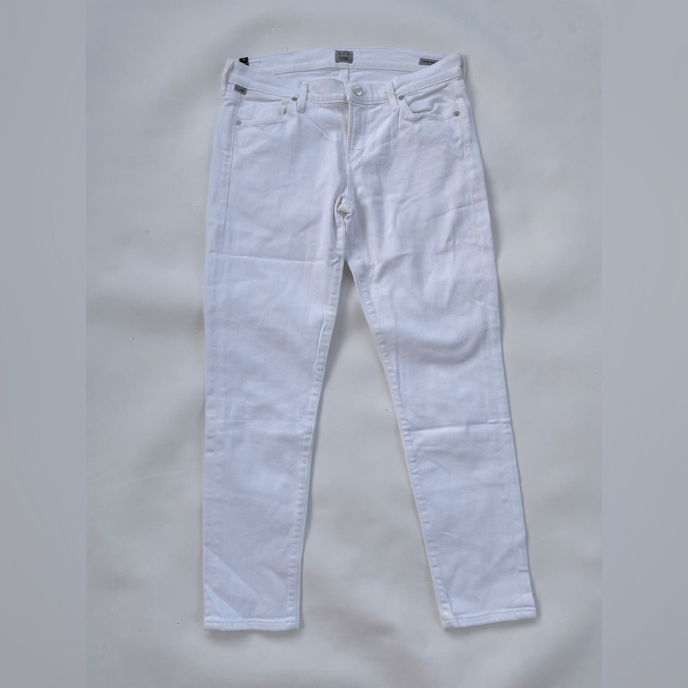 Citizens of Humanity Women's Avedon Ultra Skinny Jean in Optic White Size 29 EUC